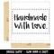Handmade with Love Sweet Self-Inking Rubber Stamp Ink Stamper